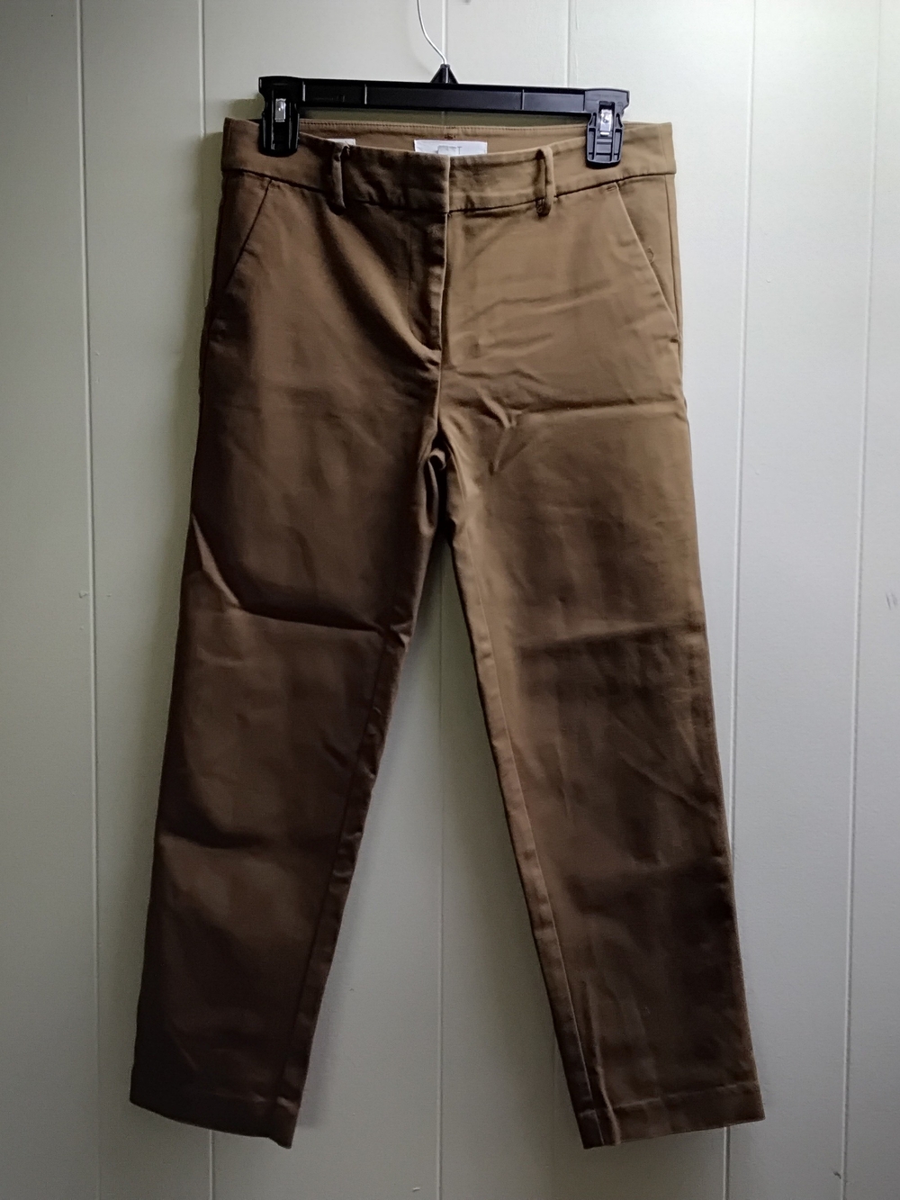 Men's Brown Straight-Leg Pants